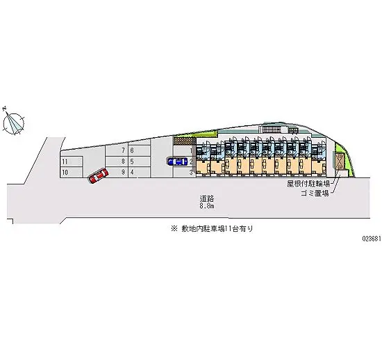 ★手数料０円★明石市大久保町大窪　月極駐車場（LP）